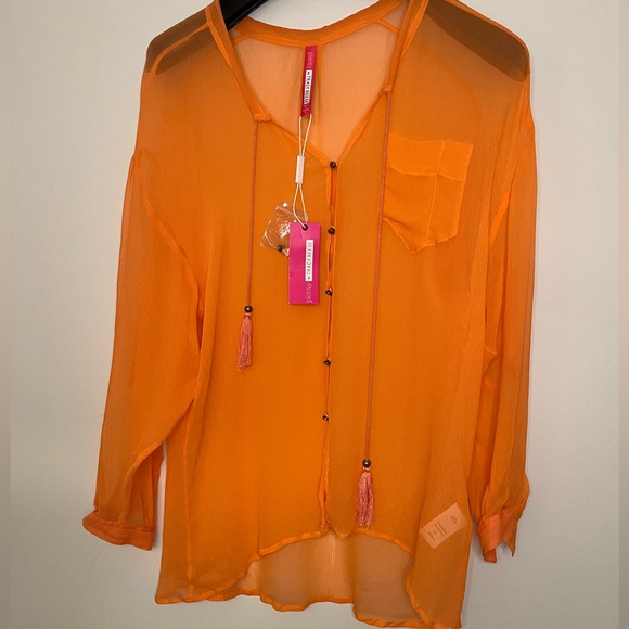 NWT 100% silk Plenty by Tracey Reese Blouse. - Picture 1 of 14